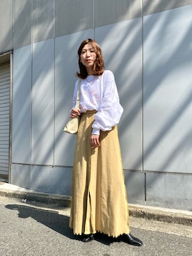 shibuya mioさん(レディース・154cm)の春コーディネート