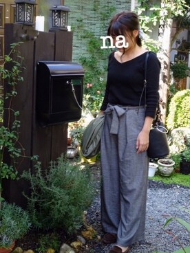 「Minx（ミンクス）のアイテム」を使った、natoさん（レディース・166cm）の秋コーディネート