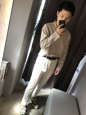 「BRUNO（ブルーノ）のアイテム」を使った、자홍さん（メンズ・169cm）の冬コーディネート