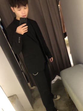 「BRUNO（ブルーノ）のアイテム」を使った、자홍さん（メンズ・169cm）の冬コーディネート