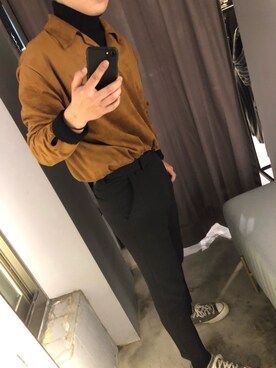 「BRUNO（ブルーノ）のアイテム」を使った、자홍さん（メンズ・169cm）の冬コーディネート