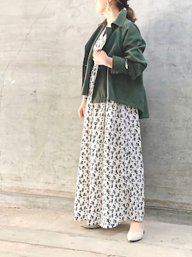 「coca（coca）（コカ）のアイテム（トレンチコート）」を使った、k_map_styleさん（レディース・161cm）の春コーディネート
