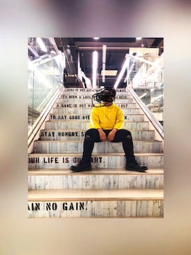 「jiggys shop（ジギーズショップ）のアイテム（パンツ）」を使った、MASAさん（メンズ・165cm・20代）の夏コーディネート