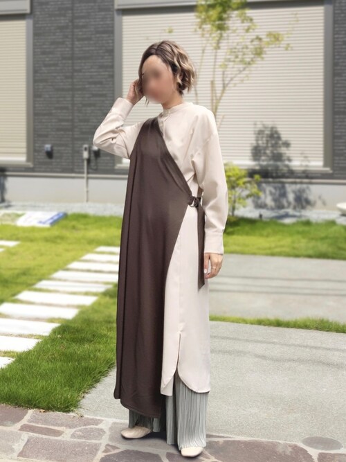 Moossaan Discoatのシャツワンピースを使ったコーディネート Wear