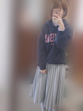 「アイテム（ピアス（両耳用））」を使った、まぁさん（レディース・159cm・30代）の冬コーディネート