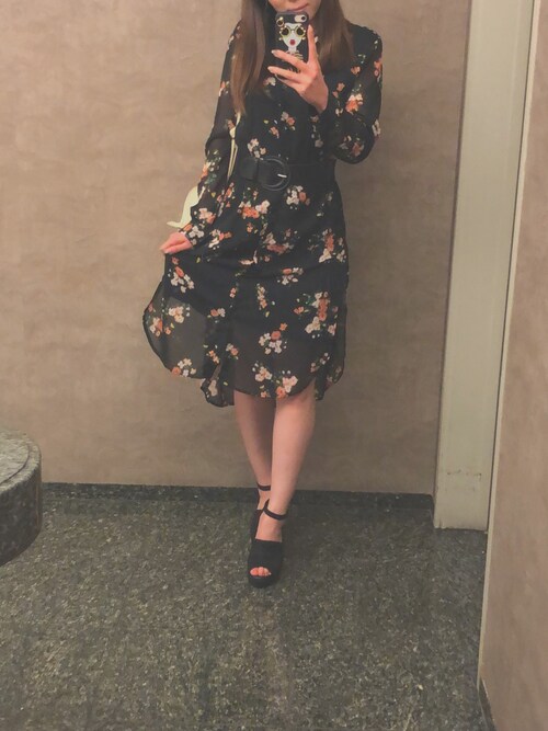 つむぎ Wegoのシャツワンピースを使ったコーディネート Wear