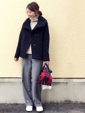 たろ☺︎さん（レディース・165cm）の冬コーディネート