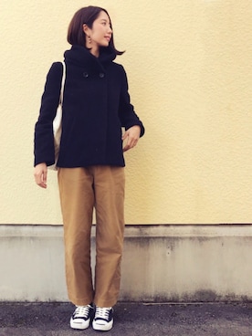 「CONVERSE（コンバース）のCONVERSE コンバース ジャック パーセル / JACK PURCEL（スニーカー）」を使った、たろ☺︎さん（レディース・165cm）の冬コーディネート