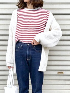 たろ☺︎さん（レディース・165cm）の春コーディネート