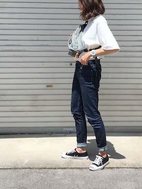 たろ☺︎さん（レディース・165cm）の春コーディネート