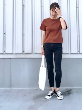 「ROOTOTE（ルートート）のアイテム」を使った、たろ☺︎さん（レディース・165cm）の夏コーディネート