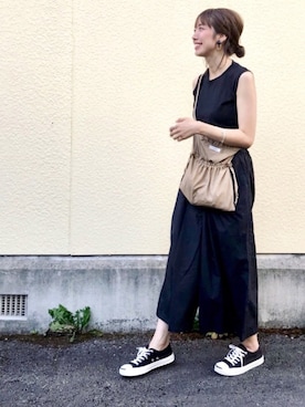 「CONVERSE（コンバース）のCONVERSE コンバース ジャック パーセル / JACK PURCEL（スニーカー）」を使った、たろ☺︎さん（レディース・165cm）の夏コーディネート