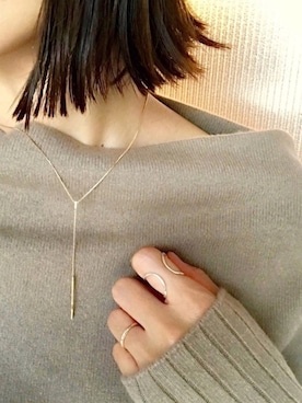 「ジュエリー」｜たろ☺︎さん（レディース・165cm）の秋コーディネート