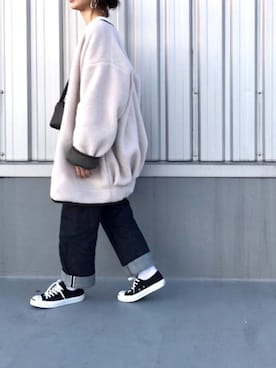 「Bonappetit（ボナペティ）のアイテム」を使った、たろ☺︎さん（レディース・165cm）の冬コーディネート