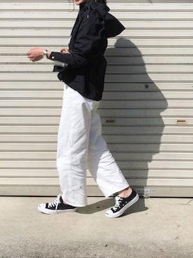 「URBAN RESEARCH Sonny Label（アーバンリサーチサニーレーベル）のアイテム（マウンテンパーカー）」を使った、たろ☺︎さん（レディース・165cm）の春コーディネート