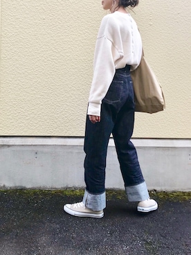 たろ☺︎さん（レディース・165cm）の春コーディネート