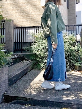 「ヤヌーク」｜たろ☺︎さん（レディース・165cm）の春コーディネート