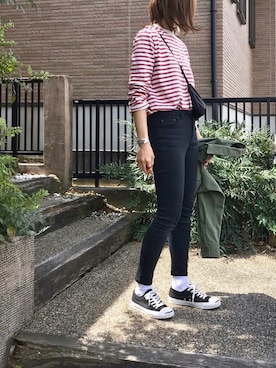 たろ☺︎さん（レディース・165cm）の春コーディネート