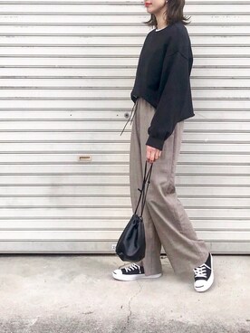 たろ☺︎さん（レディース・165cm）の春コーディネート