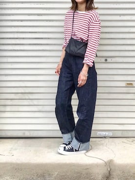 たろ☺︎さん（レディース・165cm）の春コーディネート