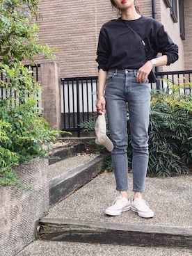 「URBAN RESEARCH Sonny Label（アーバンリサーチサニーレーベル）のアイテム（帽子）」を使った、たろ☺︎さん（レディース・165cm）の春コーディネート