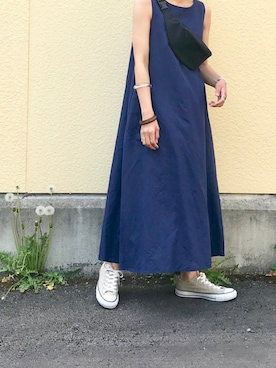 「reca（レカ）のアイテム（レッグウェア）」を使った、たろ☺︎さん（レディース・165cm）の春コーディネート