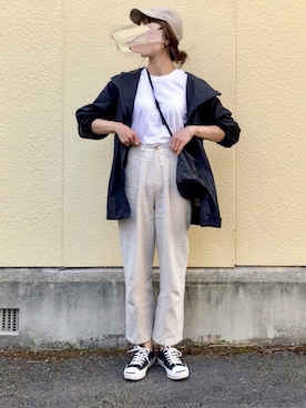 「URBAN RESEARCH Sonny Label（アーバンリサーチサニーレーベル）のアイテム（帽子）」を使った、たろ☺︎さん（レディース・165cm）の夏コーディネート