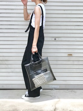 「NINE（ナイン）のアイテム」を使った、たろ☺︎さん（レディース・165cm）の夏コーディネート