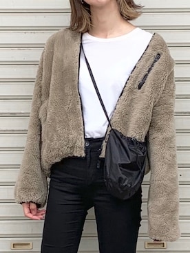 「URBAN RESEARCH Sonny Label（アーバンリサーチサニーレーベル）のアイテム（ブルゾン）」を使った、たろ☺︎さん（レディース・165cm）の秋コーディネート