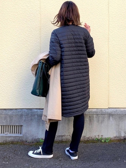 ロング ダウン コート トラディショナルウェザーウェア パッカブル ジャケット たろ☺︎さんのダウンジャケット/コートを使ったコーディネート - ZOZOTOWN