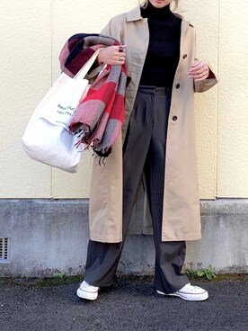 たろ☺︎さん（レディース・165cm）の冬コーディネート