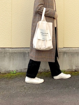 「リップスター」｜「アイテム（ジャケット/アウター）」を使った、たろ☺︎さん（レディース・165cm）の冬コーディネート