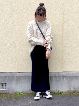 たろ☺︎さん（レディース・165cm）の冬コーディネート