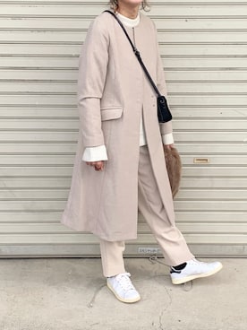 「KBF（ケイビーエフ）のアイテム（その他アウター）」を使った、たろ☺︎さん（レディース・165cm）の冬コーディネート