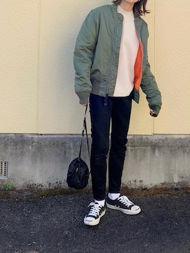 「エムエーワン」｜たろ☺︎さん（レディース・165cm）の秋コーディネート
