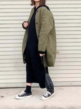 「AMERICAN HOLIC（アメリカンホリック）のアイテム（その他アウター）」を使った、たろ☺︎さん（レディース・165cm）の秋コーディネート