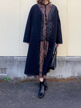 「URBAN RESEARCH Sonny Label（アーバンリサーチサニーレーベル）のアイテム（その他アウター）」を使った、たろ☺︎さん（レディース・165cm）の冬コーディネート