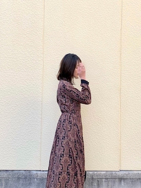 「URBAN RESEARCH Sonny Label（アーバンリサーチサニーレーベル）のアイテム（ワンピース/ドレス）」を使った、たろ☺︎さん（レディース・165cm）の冬コーディネート