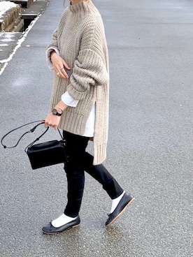 たろ☺︎さん（レディース・165cm）の冬コーディネート