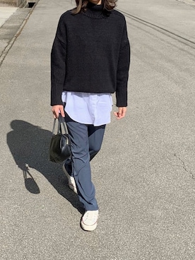 たろ☺︎さん（レディース・165cm）の冬コーディネート