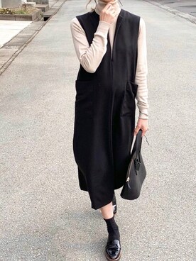 たろ☺︎さん（レディース・165cm）の春コーディネート