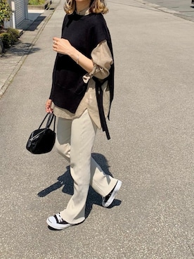 たろ☺︎さん（レディース・165cm）の春コーディネート