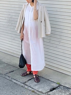 「REMME（レメ）のアイテム」を使った、たろ☺︎さん（レディース・165cm）の春コーディネート