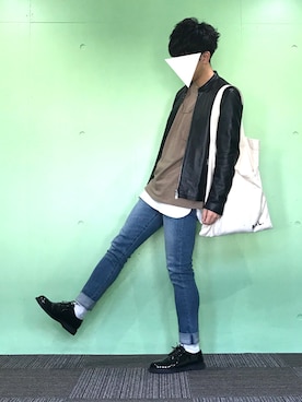 「STUDIOUS(ステュディオス)のアイテム」を使った、RRR®︎さん(メンズ・169cm)の秋コーディネート
