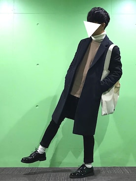 「A.P.C.（アーペーセー）のアイテム（その他アウター）」を使った、RRR®︎さん（メンズ・169cm）の冬コーディネート