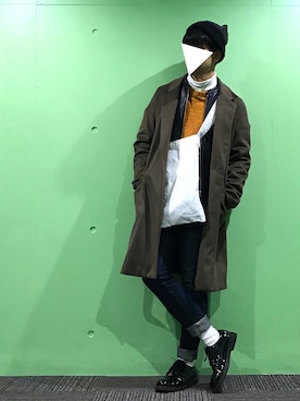 「THREAD-LINE（スレッドライン）のアイテム」を使った、RRR®︎さん（メンズ・169cm）の冬コーディネート