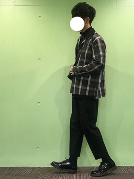 「sunsea」｜「アイテム（スウェット）」を使った、RRR®︎さん（メンズ・169cm）の秋コーディネート