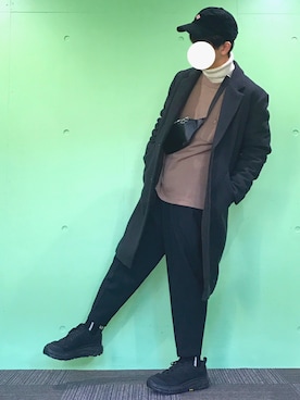 「A.P.C.（アーペーセー）のアイテム（その他アウター）」を使った、RRR®︎さん（メンズ・169cm）の冬コーディネート