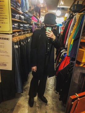 「WEGO（ウィゴー）のアイテム（ブーツ）」を使った、Tyiraさん（メンズ・169cm）の冬コーディネート