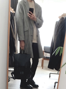 ふじまさん（メンズ・174cm）の冬コーディネート